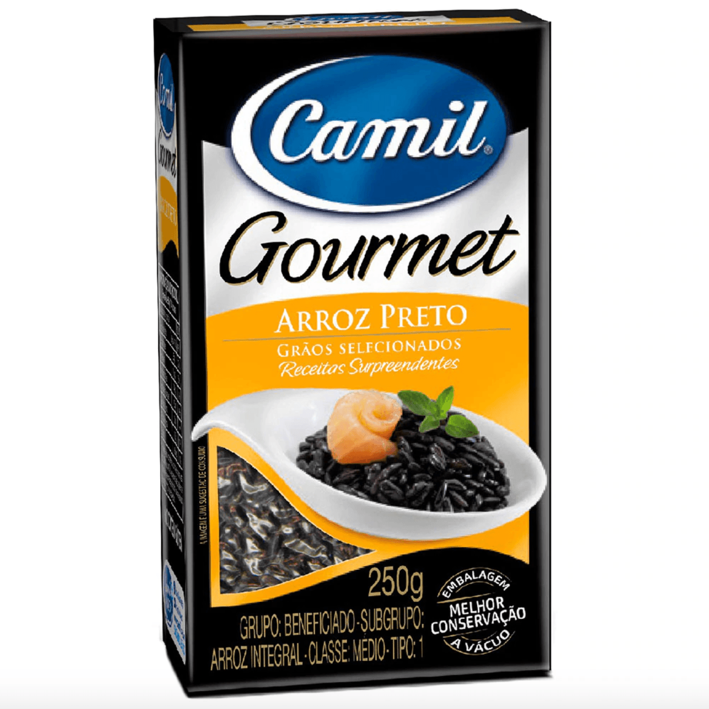 Arroz Preto Camil a Vácuo 250g