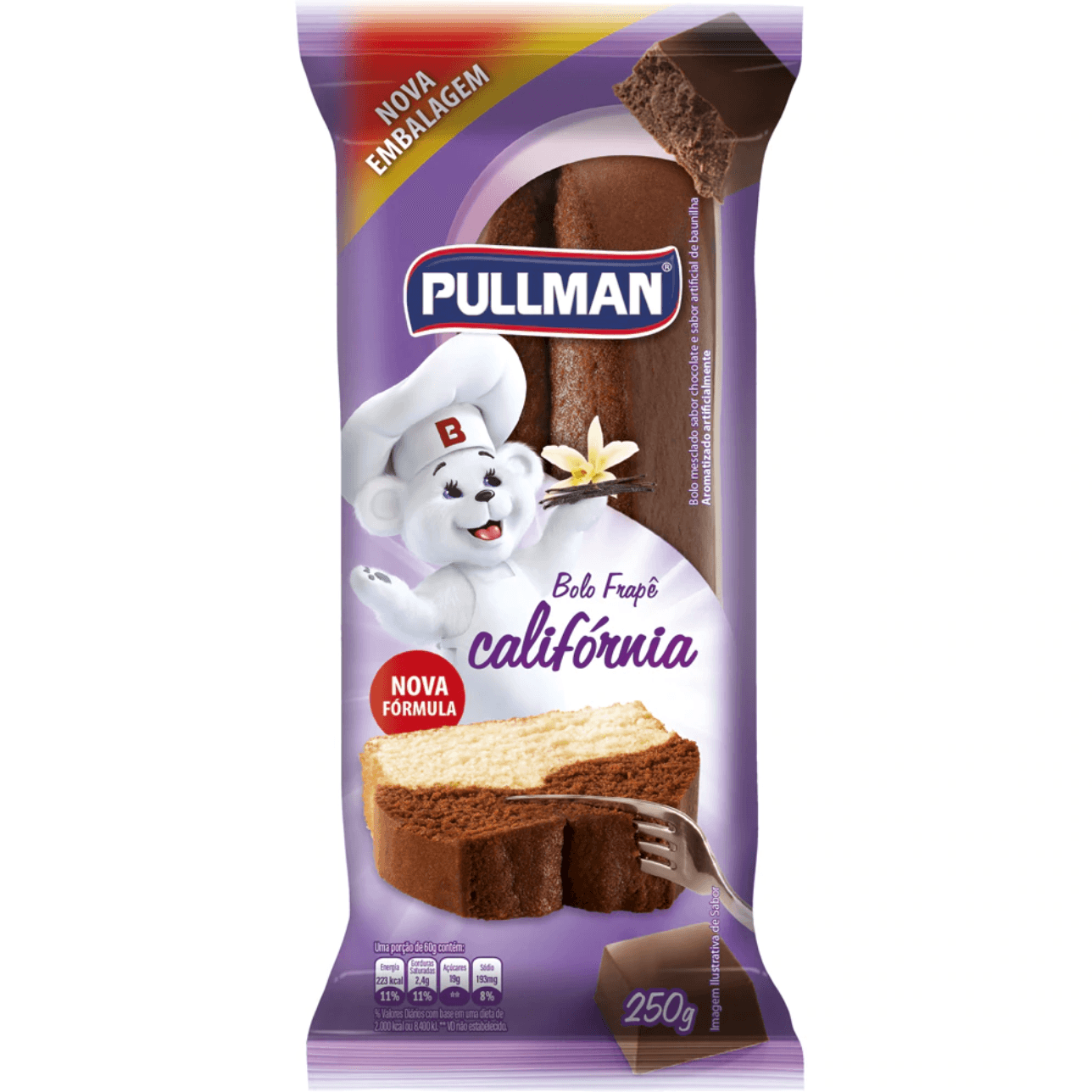 Bolo de Chocolate Frape Pullman 250g